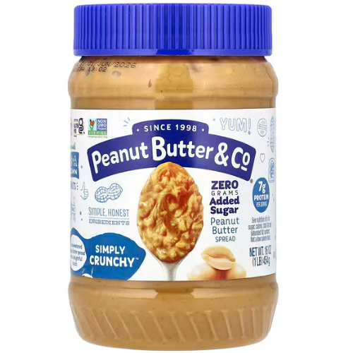 زبدة فول سوداني قرمشة خالي غلوتين وسكر 454 جم اولد فاشن